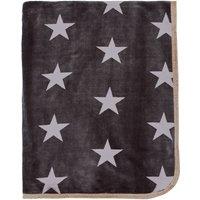 Helena Springfield 'Star' Fleece Throw in Charcoal | Size: 140 cm x 180 cm