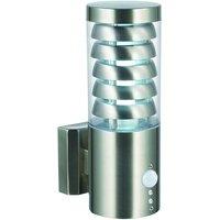 Netlighting Tango Outdoor Wall PIR IP44 Brushed Stainless Steel in Grey