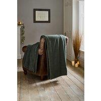 Deyongs "The Big One" Ultra-Soft Large Plush Throw - 230x270cm Oversized Fleece Blanket in Dark Green | Size: 230 cm x 270 cm