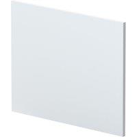 Balterley L Shape Square Reversible Bath End Panel Satin White 700mm