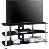 Moderna TV Stand Cabinet Black 105cm