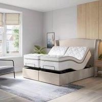 PARADISE BEDS LTD Orthopaedic Electric Adjustable Bed Set With Mattress & Headboard in Cream | Size: King