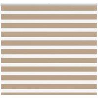 Berkfield Home Zebra Blind Sand Brown 165x100 cm Fabric Width 160.9 cm Polyester