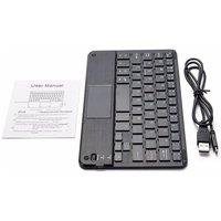 VOGREX For Android iOS Windows Tablet Wireless Bluetooth Keyboard in Black