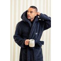 Lulabay Men's Personalised Premium Dressing Gown in Charcoal | Size: Medium