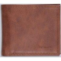 Animal Men's Classic Durable Compact Lightweight Multipocketed Coin Purse Wallet in Tan
