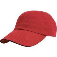 Result Men's Pro-Style Drill Heavy Cap in Red