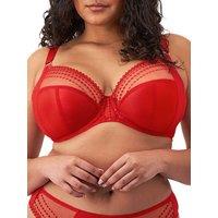 Elomi Women's Matilda Plunge Side Support Bra in Red | Size: 34FF