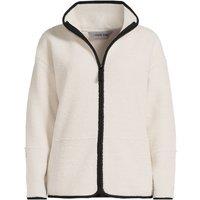 Lands' End Women's Borg Jacket in Ecru | Size: 16-18