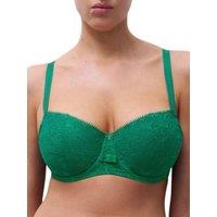 Chantelle Women's Day To Night Half Cup Bra in Green | Size: 36C