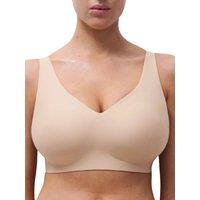 Chantelle Women's SoftStretch Power Plunge Bra in Beige | Size: 18