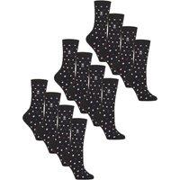 Heat Holders Women's 12 Pairs Ultra Lite Soft Thermal Socks in Black | Size: 4-8