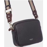 OSPREY LONDON Women's The Chiswick Leather Crossbody Bag in Black