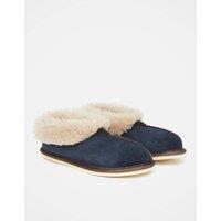 Celtic & Co Women's ' Shearling Bootee Slippers in Dark Navy | Size: 9