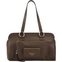 Dents Women's Haworth Leather Shoulder Bag in Taupe