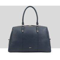 Paul Costelloe Women's Denali Leather Weekender Bag in Navy