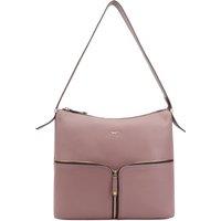 Paul Costelloe Women's Nazas Leather Shoulder Bag in Dusty Pink