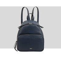 Paul Costelloe Women's Nasia Leather Backpack in Navy