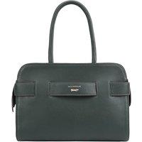 Paul Costelloe Women's Colima Leather Shoulder Bag in Dark Green