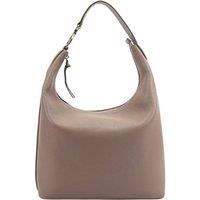 SOSANDAR Women's Melrose Leather Shoulder Bag in Taupe
