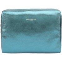 Paul Costelloe Women's Cairo Leather Wash Bag in Teal
