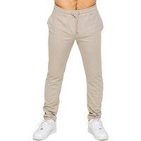 Enzo Men's Stretch Smart Joggers in Beige | Size: Small