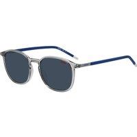 HUGO Men's HG-1229-S-KB7 Square/Rectangle Sunglasses in Grey