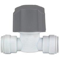 John Guest Plastic Stop Valve 22mm (22STV/2) in White