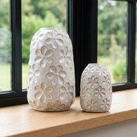 Garden Greatness Botanical Embossed Daisy Vase Duo | Size: 1 Pack