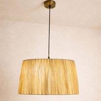 CGC Lighting Tove Straw Paper Large Easy Fit Hand Made Lampshade in Natural