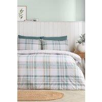 Catherine Lansfield 'Cartmel Check' Reversible Duvet Cover Set | Size: King