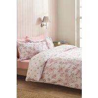 Catherine Lansfield 'Mirabelle Floral' Reversible Duvet Cover Set in Pink | Size: King