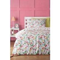 Catherine Lansfield 'Fruity Friends' Reversible Duvet Cover Set | Size: Double