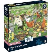 The House Of Puzzles Spring Chickens BIG 500 Piece Jigsaw Puzzle