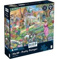 The House Of Puzzles No.29 Pretty Potager 1000 Piece Jigsaw Puzzle | Size: 1000 Pieces