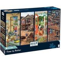 The House Of Puzzles 4 x 500 Piece - Time to Potter 500 Piece Jigsaw Puzzles - Multi Pack