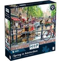 The House Of Puzzles Spring in Amsterdam 1000 Piece Jigsaw Puzzle | Size: 1000 Pieces