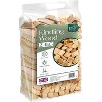 Pelle & Sol Kindling Wood Log Burner Grate Smokeless Long-Burning Firewood 2.4kg in Brown