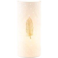Belleek Living 'Feather' Luminaire in Ivory | Size: 10 inches