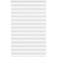 Berkfield Home Zebra Blind White 150x230 cm Fabric Width 145.9 cm Polyester