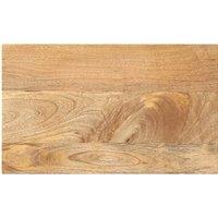 Berkfield Home Table Top 60x20x2.5 cm Rectangular Solid Wood Mango in Brown