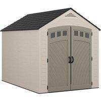 Rowlinsons 7 x 10 Vista Shed - Resin - L308 x W224 x H249 cm in Grey