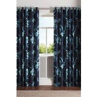 Ted Baker 'Cabana' Cotton Lined Curtains in Navy | Size: 228 cm width x 137 cm drop