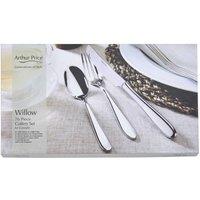 Arthur Price 'Willow' Stainless Steel 76 Piece 8 Person Gift Boxed Cutlery Set in Silver