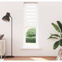 Berkfield Home Zebra Blind White 60x230 cm Fabric Width 55.9 cm Polyester