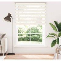 Berkfield Home Zebra Blind Marble Beige 155x200 cm Fabric Width 150.9 cm Polyester