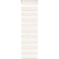 Berkfield Home Zebra Blind Marble Beige 50x100 cm Fabric Width 45.9 cm Polyester