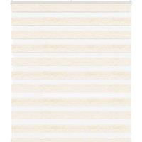Berkfield Home Zebra Blind Marble Beige 130x100 cm Fabric Width 125.9 cm Polyester