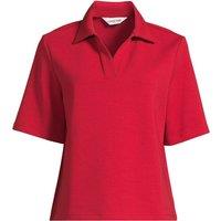 Lands' End Women's Soft Luxe Open Collar Polo Shirt in Red | Size: 20