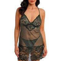 Wacoal Women's Natsuki Lace Chemise in Green | Size: 10
